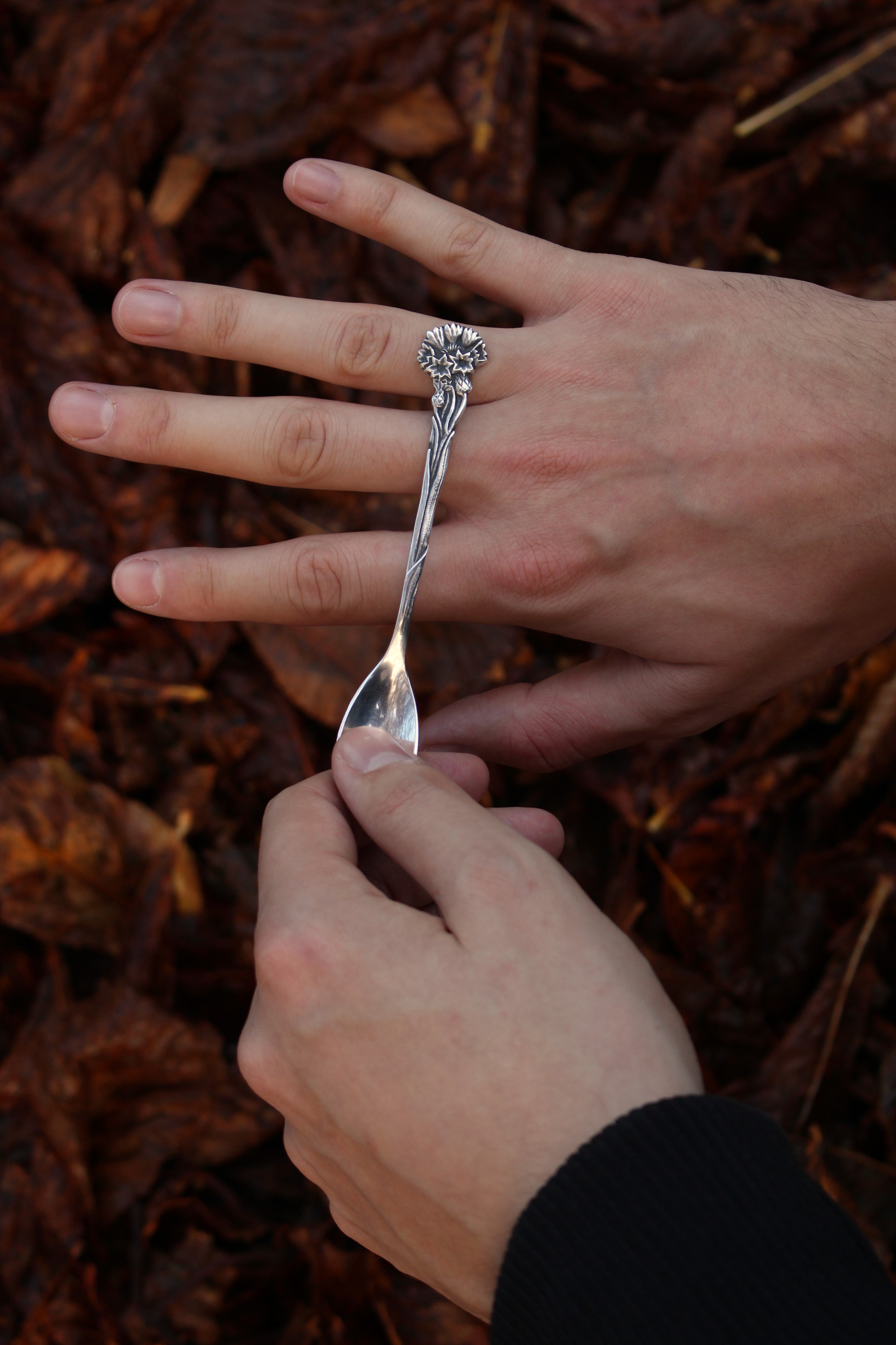 Cornflower Flower Ring