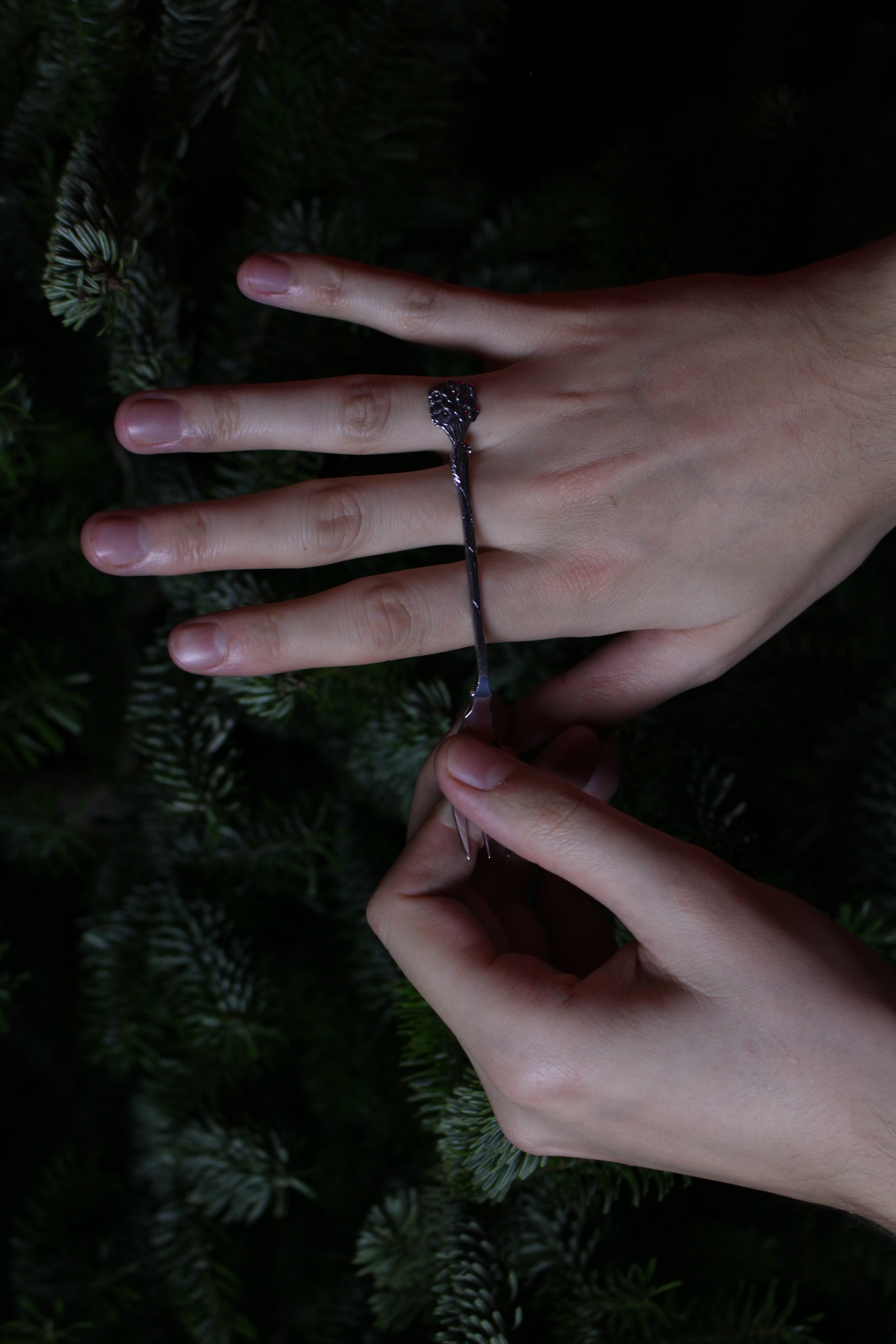 Vergeet-mij-nietje Bloemring