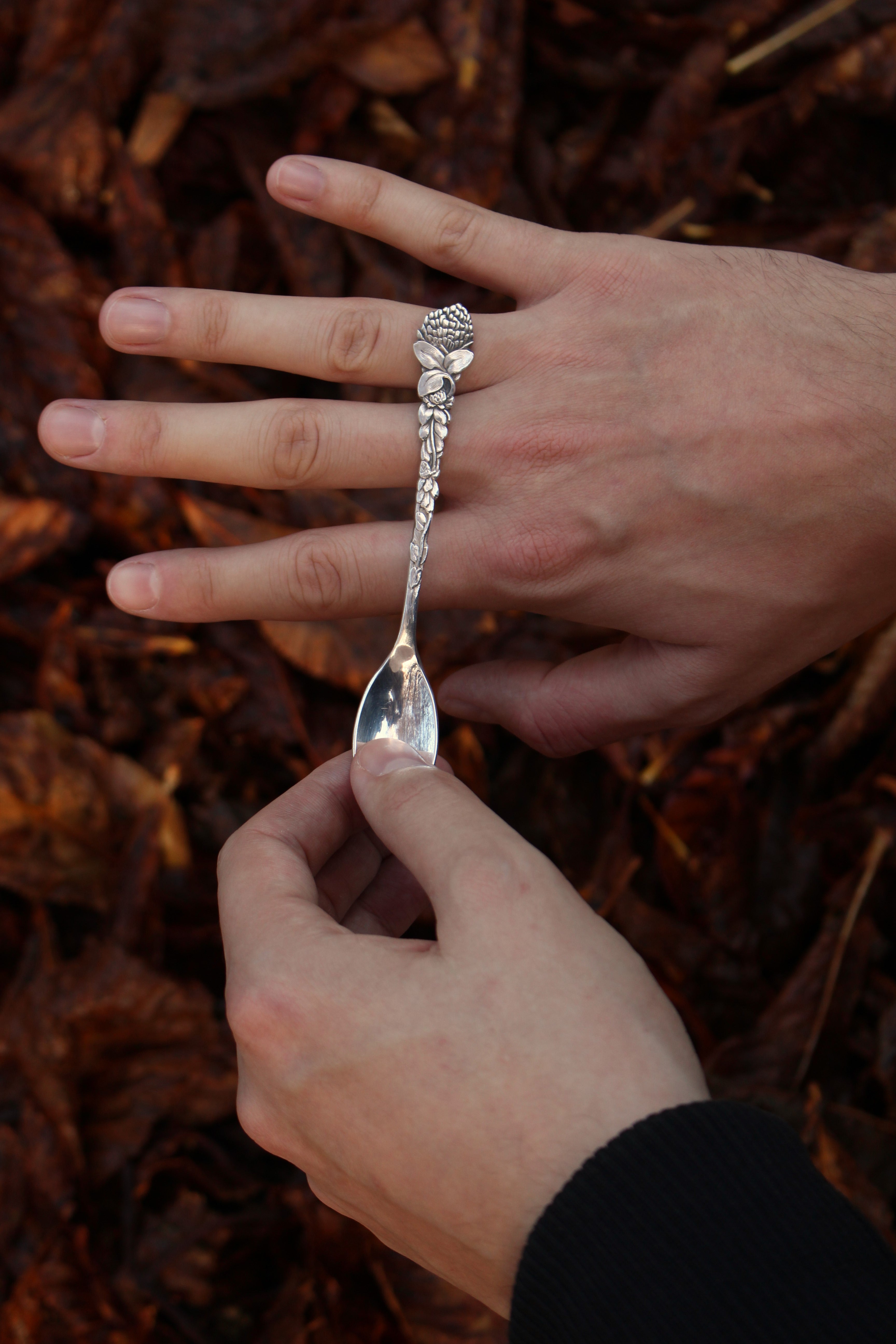 White Clover Flower Ring