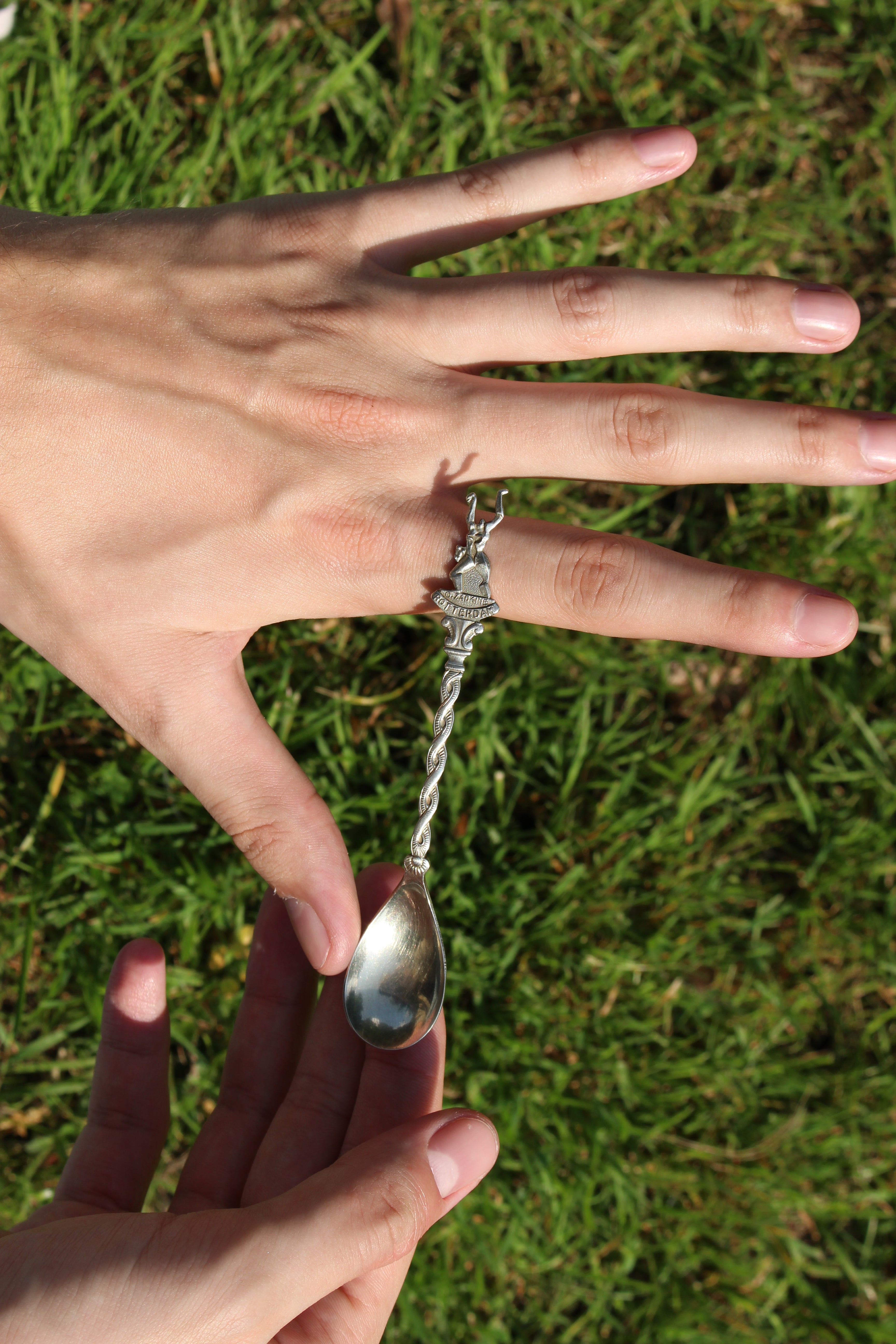 Zadkine Rotterdam Ring (white metal)